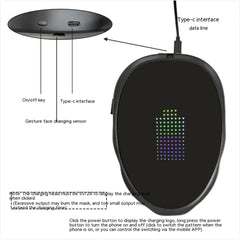 LED Face-Changing Halloween Mask – Full-Color Luminous Party Mask for Festivals & Events